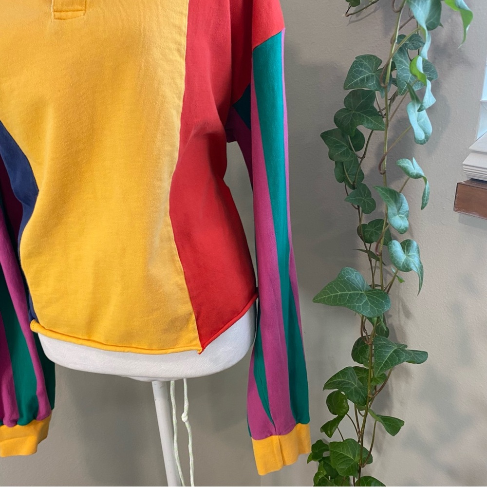 Bachrach Vintage Colorful Women's Polo Top size XXL 100% Cotton - Picture 4 of 8